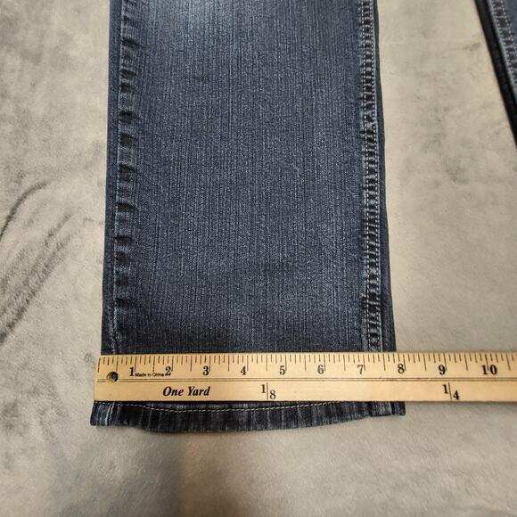 Levis 559 Jeans Mens 34x29 Blue Relaxed Straight Stretch Wash Denim Zip Fly - Picture 6 of 10